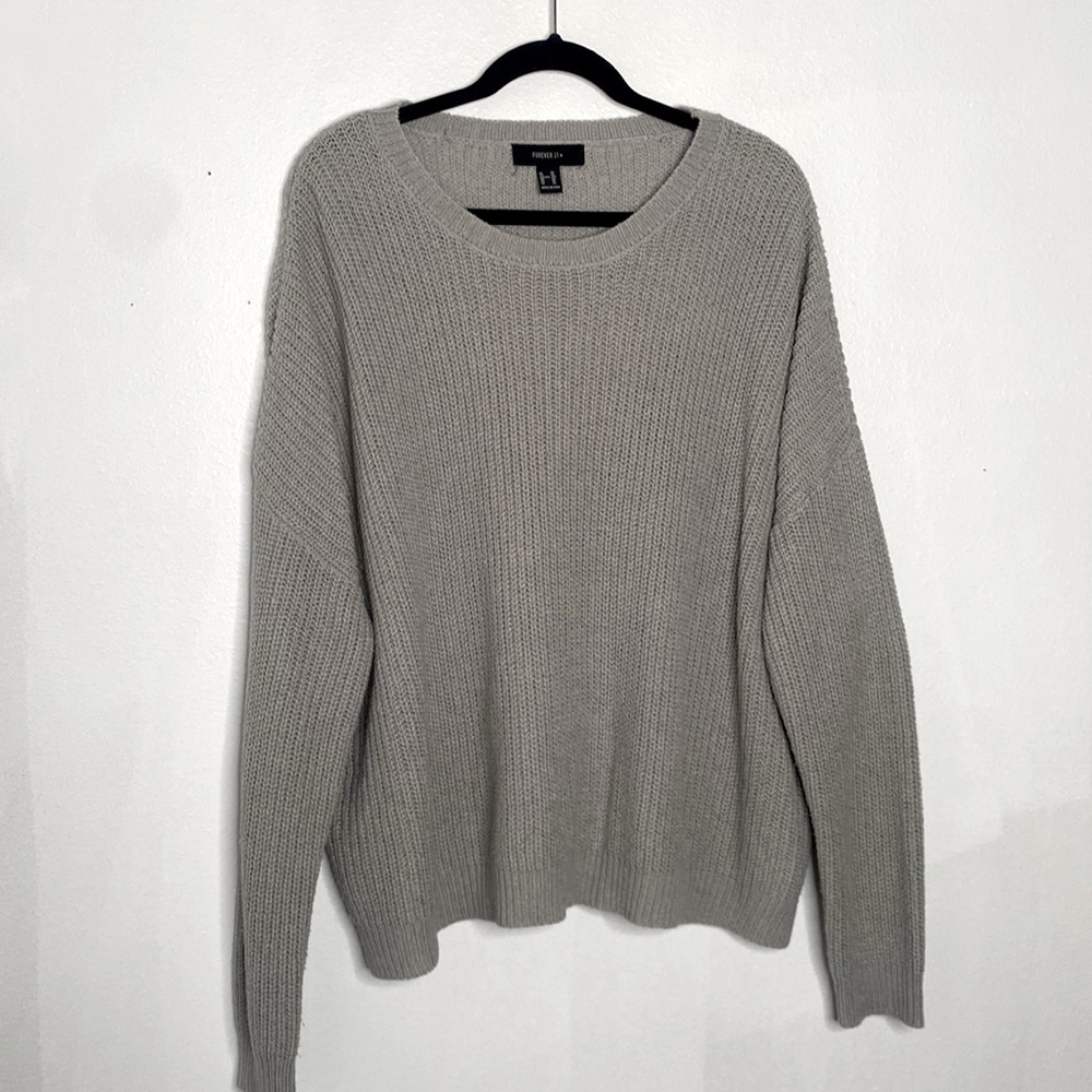 Grandpa Grey Oversized Sweater